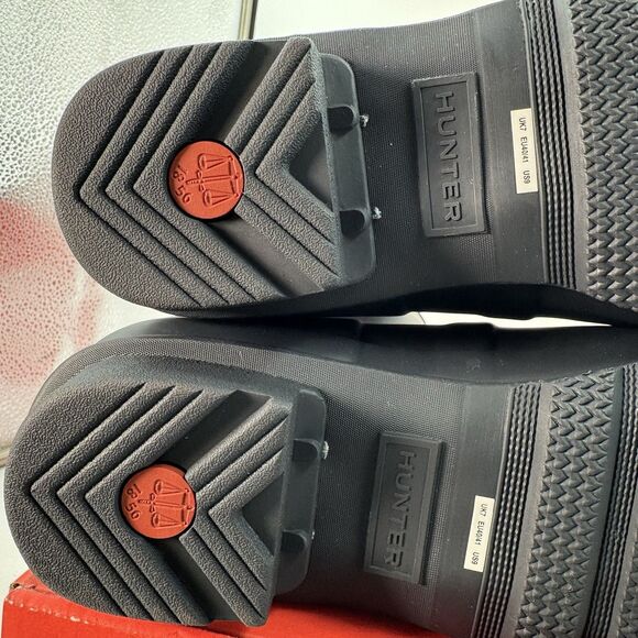 New Hunter Women's Navy Blue Original Short Back Adjustable Rain Boots Size 9 - Picture 10 of 15